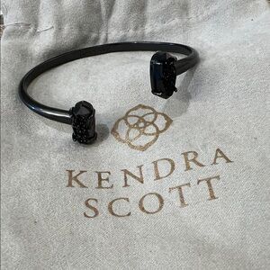 Kendra Scott Onyx Open Cuff Bracelet